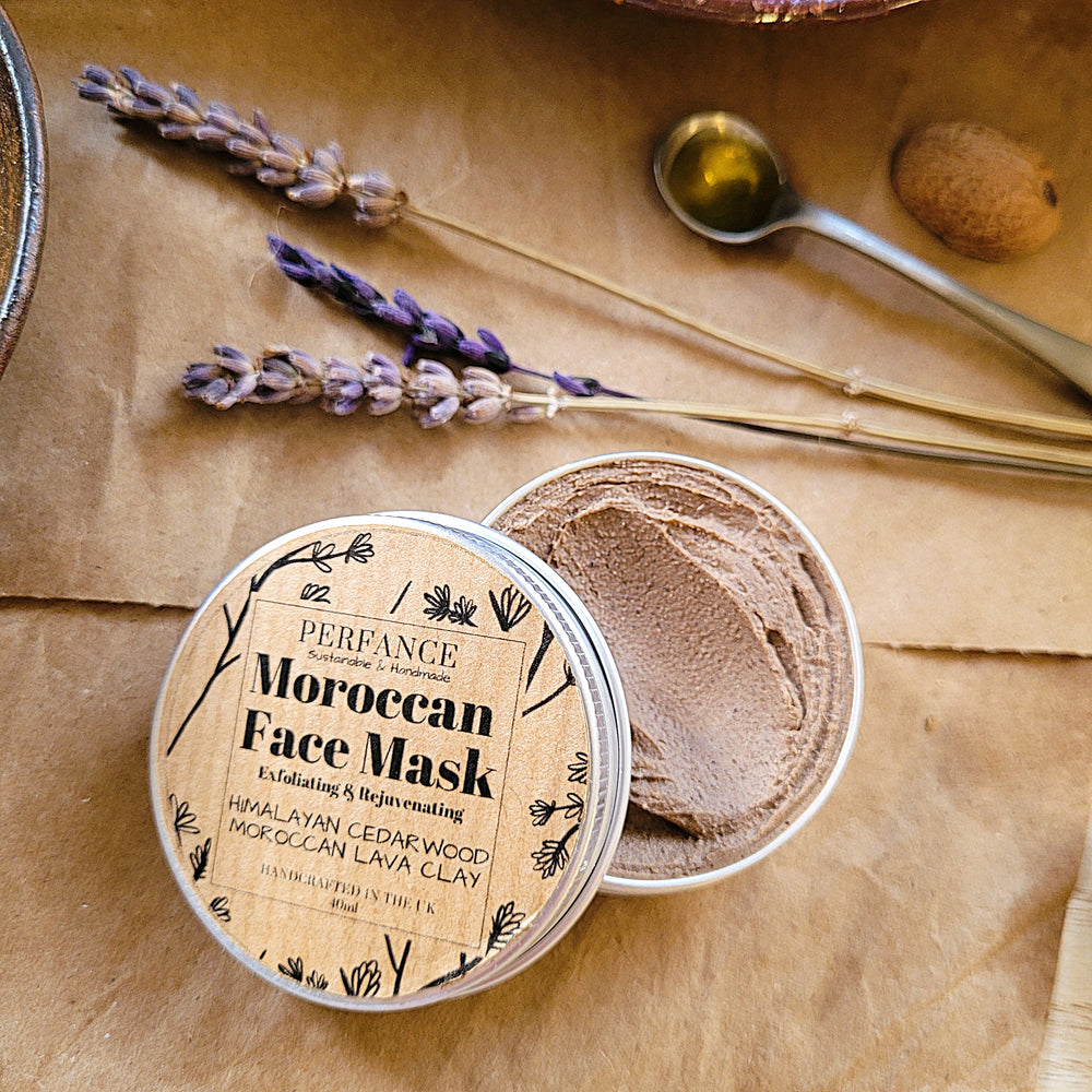 Moroccan Clay Anti Ageing Face Mask with Himalayan Cedarwood
