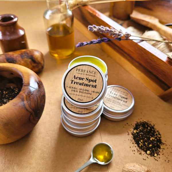 Acne Spot Treatment 7 Herbs, Virgin Shea, Beeswax